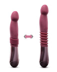 Temptasia Trixie Rechargeable 10 in. Silicone Thrusting Dildo Wine