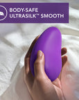 Wellness Palm Sense Rechargeable Silicone Vibrator Purple