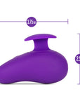 Wellness Palm Sense Rechargeable Silicone Vibrator Purple