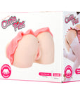 CutiePies Cheerleader Cherry Doggystyle Dual Entry Vagina & Ass Masturbator Beige