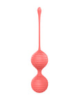 Luv Inc Kg88 Kegel Balls Ribbed Silicone 2-Piece Set Coral
