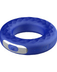 Forto F-15 Rechargeable Silicone Vibrating Cockring Blue