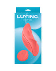 Luv Inc Pv72 Panty Vibe Rechargeable Remote-Controlled Silicone Wearable Vibrator Coral