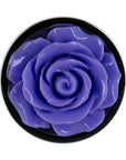 Lux Active Rose Metal Butt Plug 3 in. Purple
