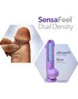 Au Naturel Big Billy 9 in. Posable Dual Density Dildo with Balls Tan