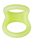 Forto F-22 Liquid Silicone Cock & Ball D-Ring Small Glow