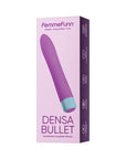 FemmeFunn Densa Bullet Rechargeable Dual Density Silicone Slimline Vibrator Purple