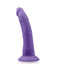 Au Naturel Bold Jack 7 in. Posable Dual Density Dildo Purple
