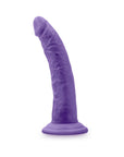 Au Naturel Bold Jack 7 in. Posable Dual Density Dildo Purple