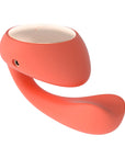 LELO IDA WAVE Rechargeable Dual Stimulator Coral Red