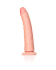 RealRock Realistic 7 in. Slim Dildo With Suction Cup Beige