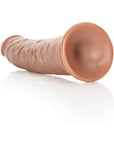 RealRock Realistic 7 in. Slim Dildo With Suction Cup Tan