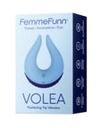 FemmeFunn Volea Rechargeable Silicone Fluttering Tip Vibrator Light Blue