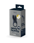 VeDO Sexy Bunny Rechargeable Vibrating C-Ring Black Pearl