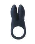 VeDO Sexy Bunny Rechargeable Vibrating C-Ring Black Pearl