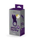 VeDO Sexy Bunny Rechargeable Vibrating C-Ring Deep Purple