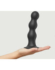 Strap-On-Me Hybrid Collection Silicone Dildo Plug Balls Black X-Large