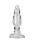 Pillow Talk Fancy Glass Anal Plug with Glitter and Gem Base