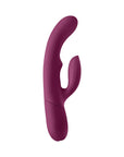 FemmeFunn Balai Rechargeable Silicone Swaying Motion Dual Stimulation Vibrator Dark Fuchsia