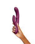 FemmeFunn Balai Rechargeable Silicone Swaying Motion Dual Stimulation Vibrator Dark Fuchsia