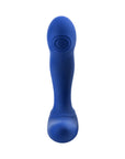 Forto Thumper Rechargeable Remote-Controlled Silicone Thumping Anal Vibrator Blue