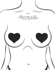 Pastease Love: Liquid Rose Gold Heart Nipple Pasties