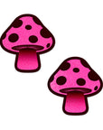 Pastease Mushroom: Neon Pink Shroom Nipple Pasties