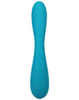 This Product Sucks Rechargeable Bendable Dual Ended Silicone Sucking Clitoral Stimulator & G-Spot Vibrator Teal