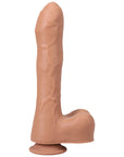 Fort Troff Uncut Thruster Mini Fuck Machine Rechargeable Remote-Controlled Silicone 8.5 in. Thrusting Dildo Tan