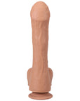 Fort Troff Uncut Thruster Mini Fuck Machine Rechargeable Remote-Controlled Silicone 8.5 in. Thrusting Dildo Tan