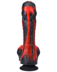 Fort Troff Tendril Thruster Mini Fuck Machine Rechargeable Remote-Controlled Silicone 8.5 in. Thrusting Dildo Red/Black