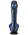 Fort Troff Tendril Thruster Mini Fuck Machine Rechargeable Remote-Controlled Silicone 8.5 in. Thrusting Dildo Blue/Black