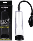 Rock Solid Classic Penis Pump Black/Clear