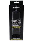 Rock Solid Classic Penis Pump Black/Clear