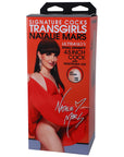Signature Cocks Transgirls Natalie Mars Dual-Density 4.5 in. Cock with Penetrable Ass Beige