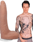 Signature Cocks Owen Gray 9 in. ULTRASKYN Dildo with Vac-U-Lock Suction Cup