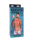 Signature Cocks Quinton James 8 in. Dual-Density Dildo with Vac-U-Lock Suction Cup Beige