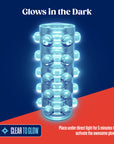 RIZE! Swich Glow in the Dark Self-Lubricating Stroker Clear