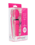 PalmPower Groove Rechargeable Silicone Mini Wand Massager Fuchsia