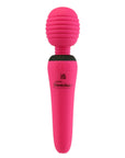 PalmPower Groove Rechargeable Silicone Mini Wand Massager Fuchsia