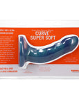 Tantus Curve 6.5 in. Dildo Soft Malachite