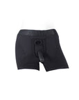 SpareParts Tomboii Rayon Boxer Briefs Harness Black Size S