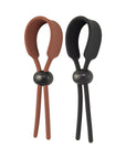 Cock Loops Adjustable Cock Ties Brown & Black
