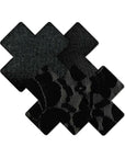 Nippies Basic Black Crosses Pasties Size B