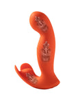 Honey Play Box Crave 3 G-spot Vibrator with Rotating Massage Head and Clit Tickler Orange