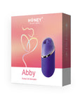 Honey Play Box Abby Mini Clit Tongue Licking Vibrator Purple