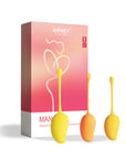Honey Play Box Mango Tropical Weighted Kegel Ball 6-Piece Exercise Set Assorted Color