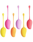 Honey Play Box Mango Tropical Weighted Kegel Ball 6-Piece Exercise Set Assorted Color