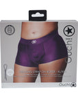Ouch! Vibrating Strap-on Boxer Purple XL/XXL