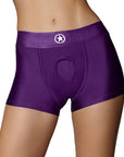 Ouch! Vibrating Strap-on Boxer Purple XS/S